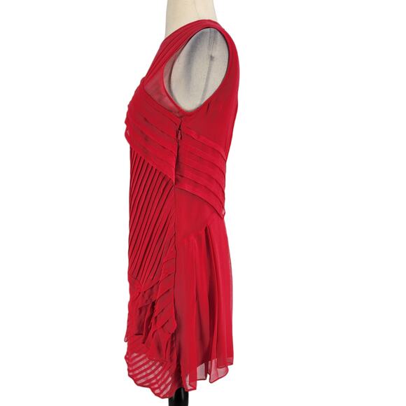 Nanette Lepore Pink Silk Mini Dress Size 2 - Picture 4 of 8